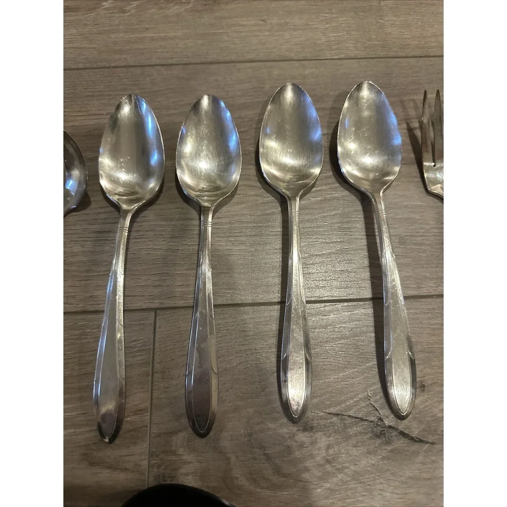 Oneida‎ Silver Nobility Plate  REVERIE Silverplate Salad Serving Set